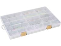 Westin W3 Tackle Box Compartmens Grey & Clear 35,5x22,5x3,5 cm - thumbnail