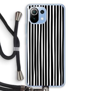 Stripes: Xiaomi Mi 11 Lite Transparant Hoesje met koord
