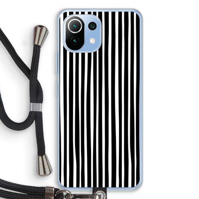 Stripes: Xiaomi Mi 11 Lite Transparant Hoesje met koord