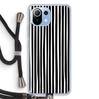 Stripes: Xiaomi Mi 11 Lite Transparant Hoesje met koord