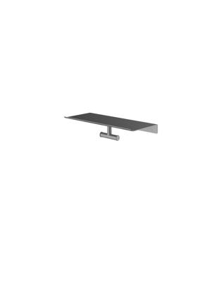 Hotbath &More Dubbele handdoek haak voor Planchet serie Geborsteld gunmetal PVD
