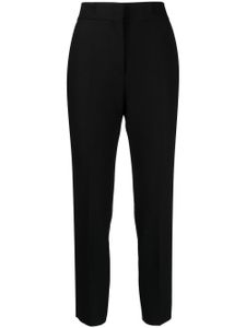 MSGM pantalon de tailleur à taille mi-haute - Noir