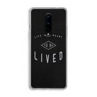 To be lived: OnePlus 8 Transparant Hoesje