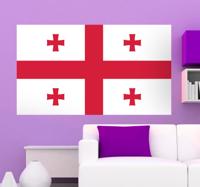 Muursticker vlag Georgië