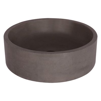 Differnz Marba Waskom Rond 42x13cm Beton Donker grijs 38.251.22