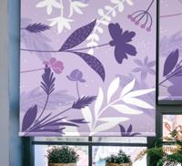 Rolgordijn keuken bloemenprint