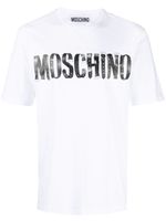 Moschino t-shirt en coton à logo imprimé - Blanc