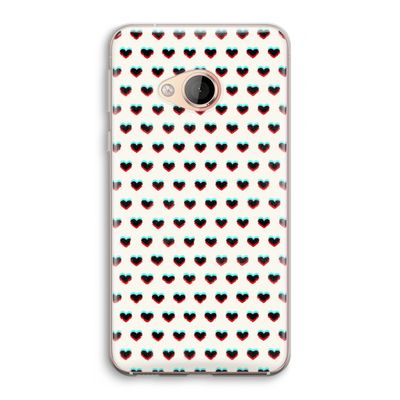 Hartjes: HTC U Play Transparant Hoesje