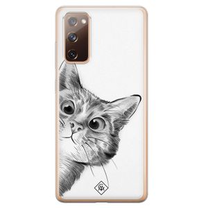 Samsung Galaxy S20 FE siliconen hoesje - Peekaboo
