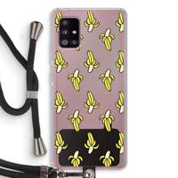 Bananas: Samsung Galaxy A51 5G Transparant Hoesje met koord
