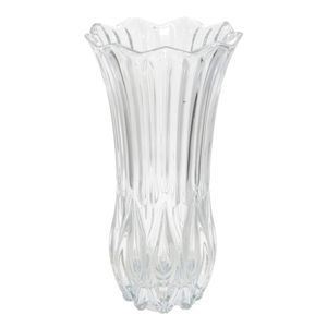 Bloemenvaasje - voor kleine stelen/boeketten - helder glas - D10 x H19 cm