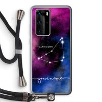 Sterrenbeeld - Donker: Huawei P40 Pro Transparant Hoesje met koord