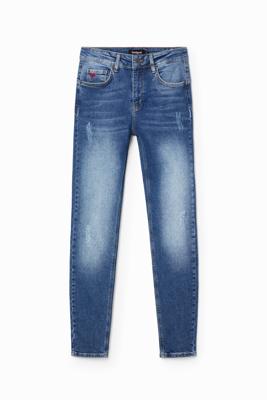 Slim fit push-up jeans - BLUE - 40