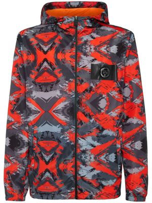 Plein Sport veste à logo imprimé - Rouge