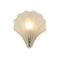 Searchlight WandlampShell met wit glas - 28980SS