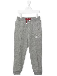 Brunello Cucinelli Kids pantalon en cachemire à logo imprimé - Gris