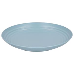 Plasticforte Rond bord/camping bord - D25 cm - ijsblauw - kunststof