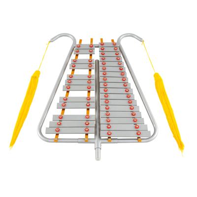 29-noten Glockenspiel Percussiekit Aluminium Marsch-Xylofoon met Verstelbare Handgreep