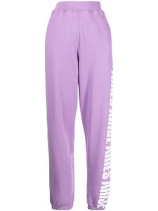 Aries pantalon de jogging à log imprimé - Violet