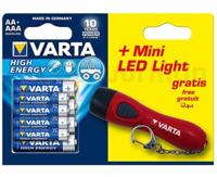 Varta Batt va lr6/lr03 4 aa + 4 aaa m/mini led light
