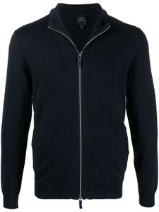 Armani Exchange cardigan à fermeture zippée - Noir