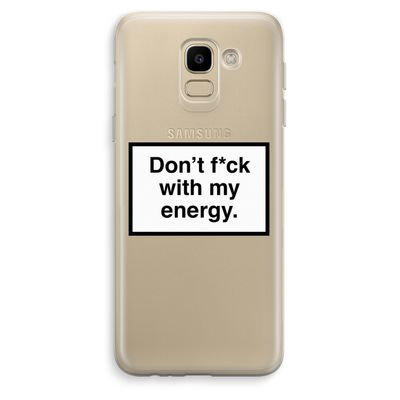 My energy: Samsung Galaxy J6 (2018) Transparant Hoesje