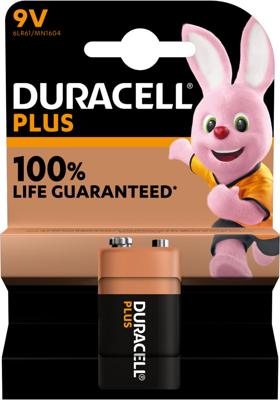 Duracell Plus 9V batterij