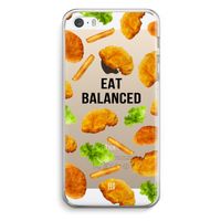 Eat Balanced: iPhone 5 / 5S / SE Transparant Hoesje