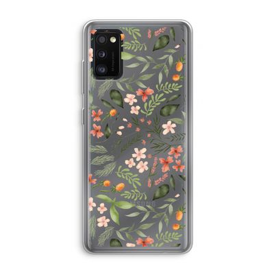 Sweet little flowers: Samsung Galaxy A41 Transparant Hoesje