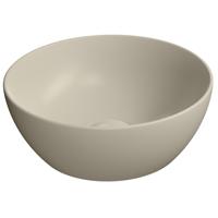 Keramische Opbouw Waskom Sapho Pura dia. 32 cm Beige