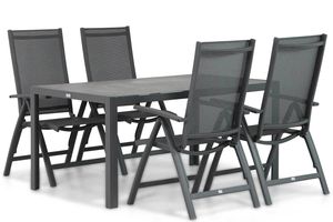 Presto Vasto/Varano 160 cm dining tuinset 5-delig