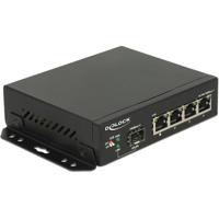 DeLOCK DeLOCK Gigabit Ethernet Switch 4 Port + 1 SFP - thumbnail
