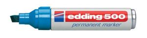 Edding Permanentmarker | blauw | streepbreedte 2-7 mm spitse punt | 10 stuks - 4-500003 4-500003