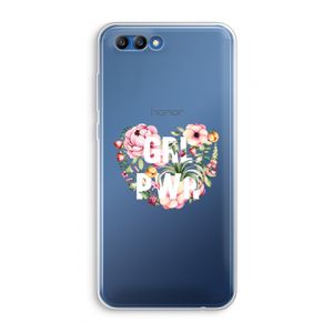 GRL PWR Flower: Honor 10 Transparant Hoesje