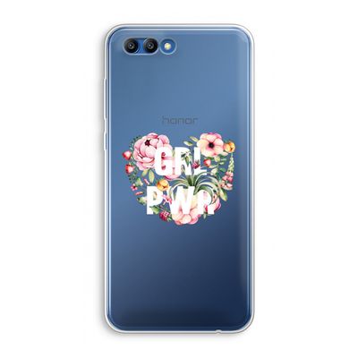 GRL PWR Flower: Honor 10 Transparant Hoesje