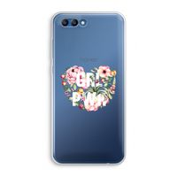 GRL PWR Flower: Honor 10 Transparant Hoesje