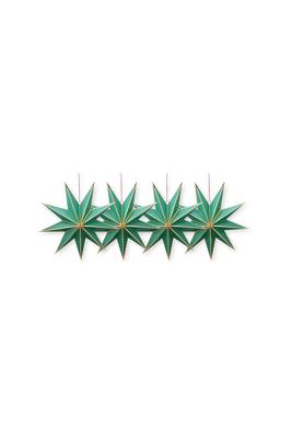 Pip Studio Kerstster Set/4 Papier Groen 20cm