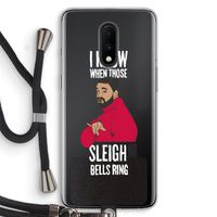 Sleigh Bells Ring: OnePlus 7 Transparant Hoesje met koord