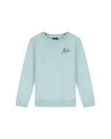Malelions winter sweater jongens - blauw/grijs - signature, gestreept