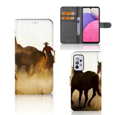 Samsung Galaxy A33 5G | Telefoonhoesje | Met pasjeshouder | Design Cowboy