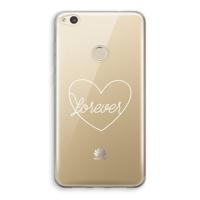 Forever heart pastel: Huawei Ascend P8 Lite (2017) Transparant Hoesje