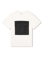 Lanvin Enfant t-shirt en coton biologique à logo brodé - Blanc