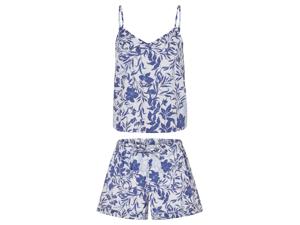 esmara Dames pyjama (XS (32/34), Bloemen/blauw/wit)