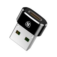 Baseus Mini Series USB 2.0 / USB 3.1 Type-C Adapter - Zwart - thumbnail