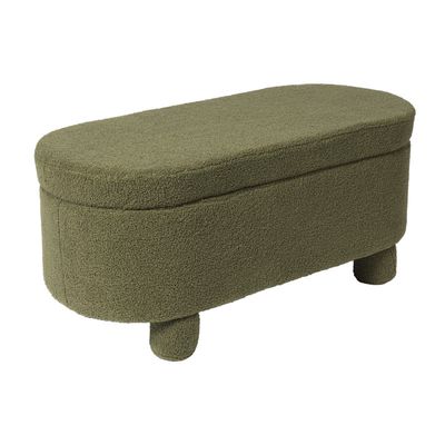 Opbergbank teddy dodo - groen - 43x100x42 cm