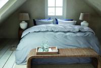 Rivièra Maison Rivièra Maison Dekbedovertrek Emery Blauwgrijs 200x200/220 cm