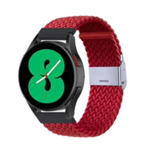 Braided nylon bandje - Rood - Samsung Galaxy Watch 3 - 45mm