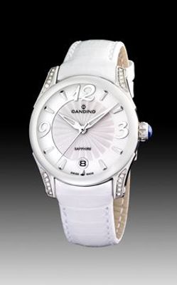 Horlogeband Candino C4406 / C4419-1 Leder Wit 18mm