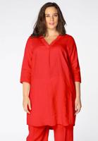 Yoek Tuniek met parels | Rood | Maat 42/44
