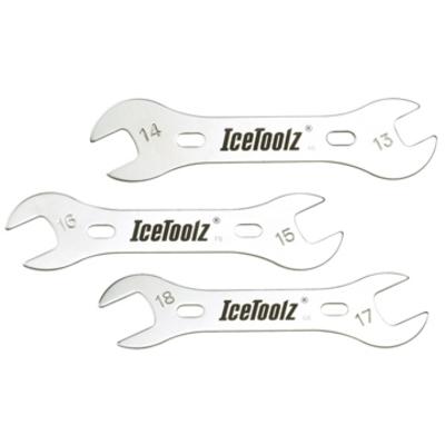 IceToolz (Buzaglo) Conussleutelset 13/14-15/16-17/18 mm 15 cm zilver/zwart